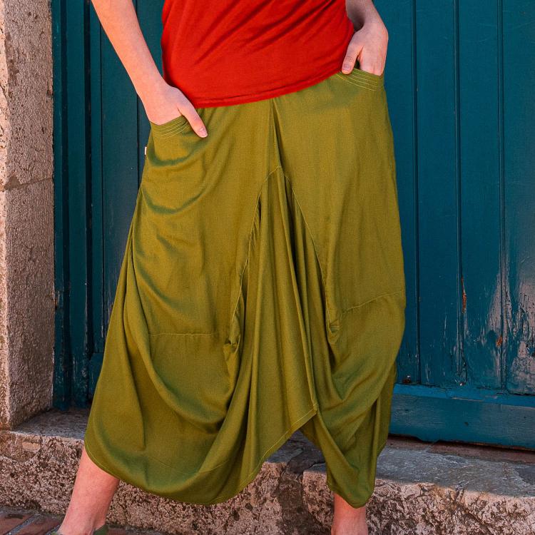 FALDA SANSA slub-VARIOS COLORES