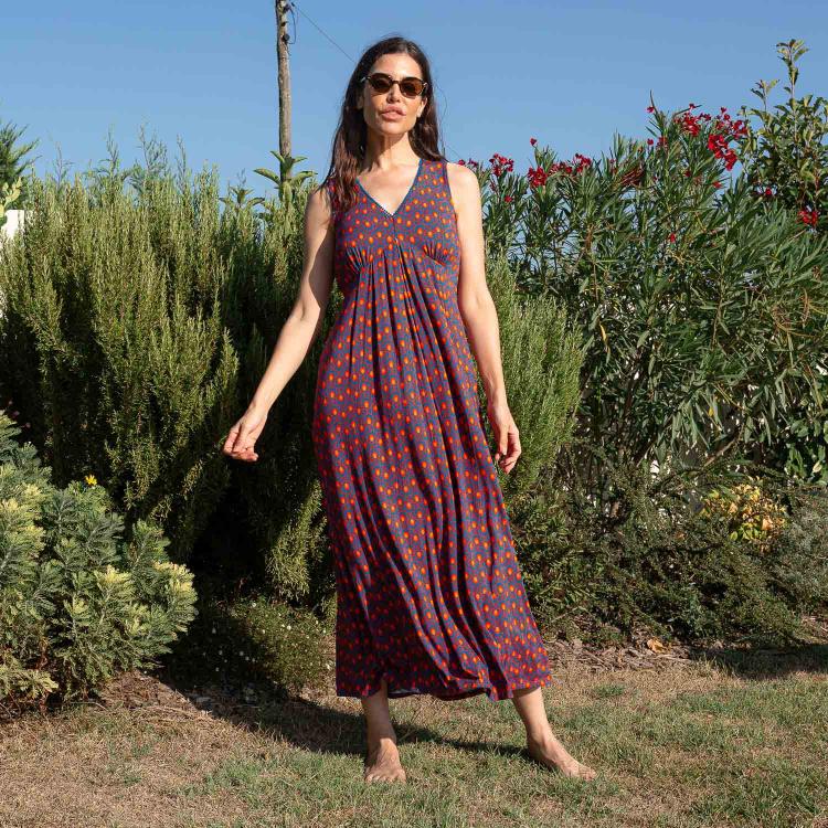 vestido ELINA largo ovus