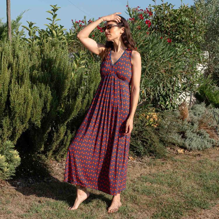 vestido ELINA largo ovus