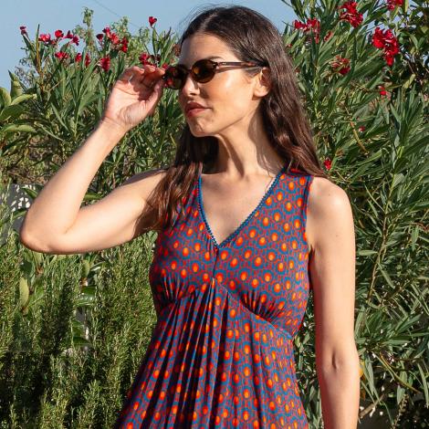 vestido ELINA largo ovus