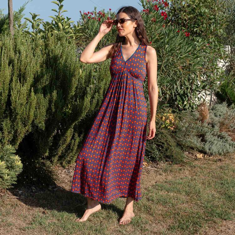 vestido ELINA largo ovus