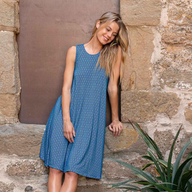 vestido BERTA romi