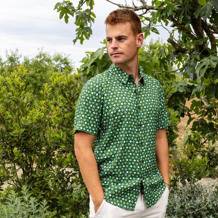 camisa SERGI rayón m/c SPINER
