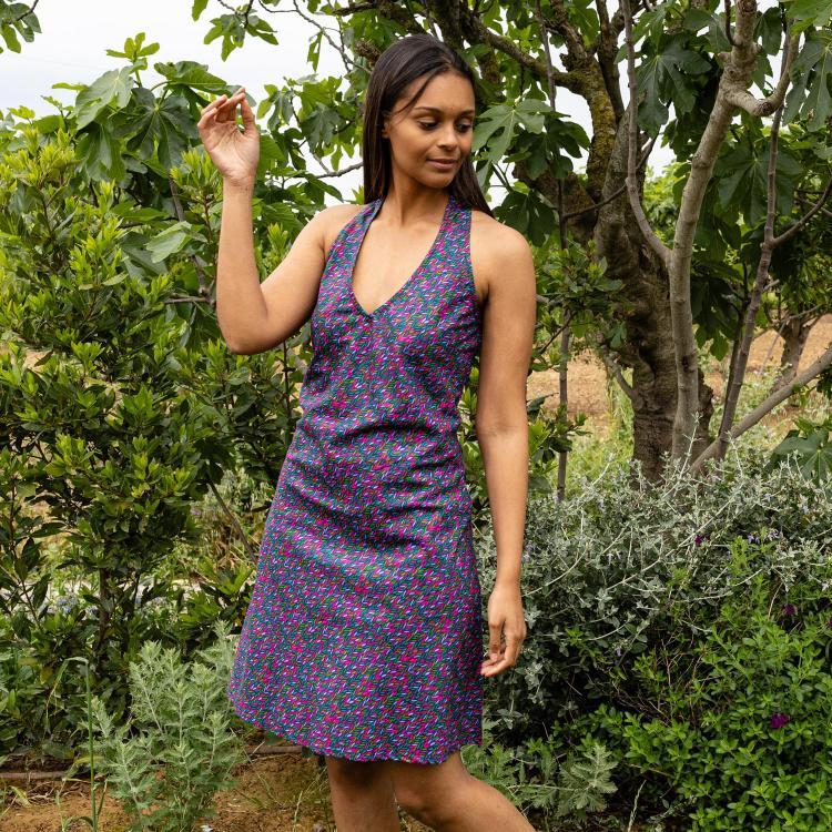 vestido NILAY MITAL morado