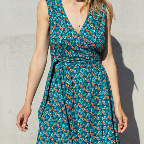 vestido IRATI PLANT azul