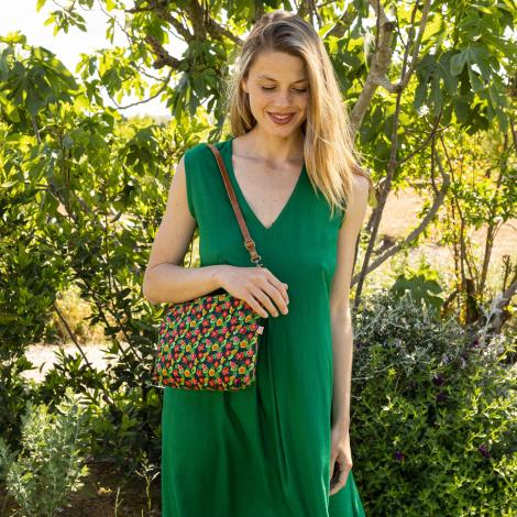 Bolso SITA Plant negro