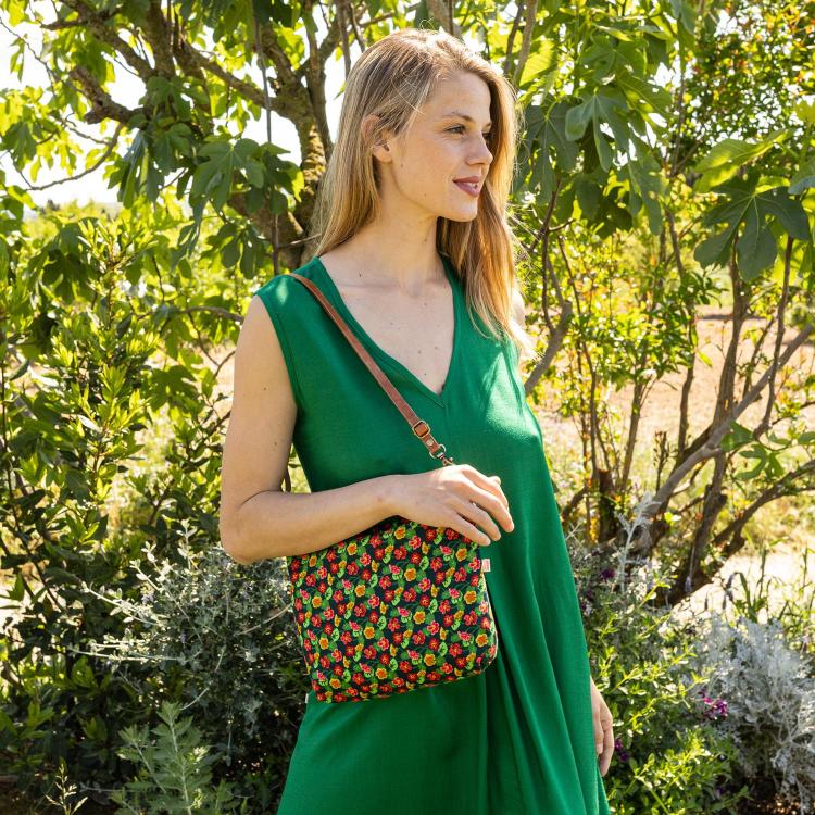 Bolso SITA Plant negro