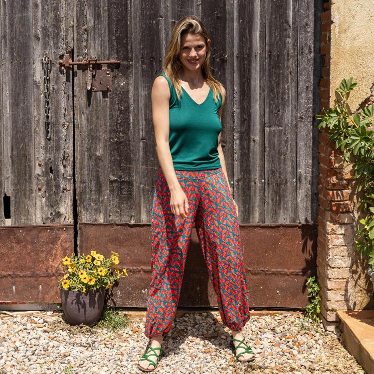 PANTALON PRAGA berry