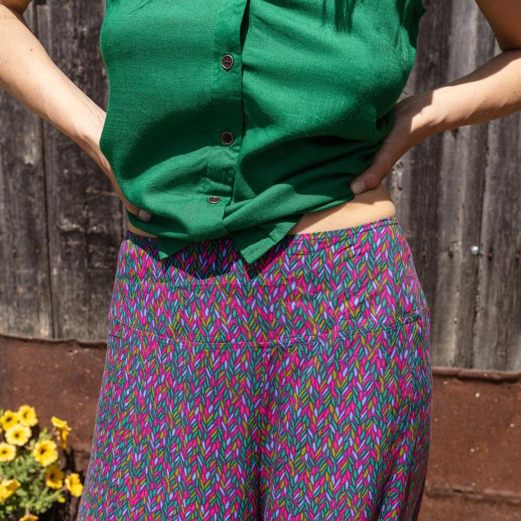 PANTALON MANDU mital morado