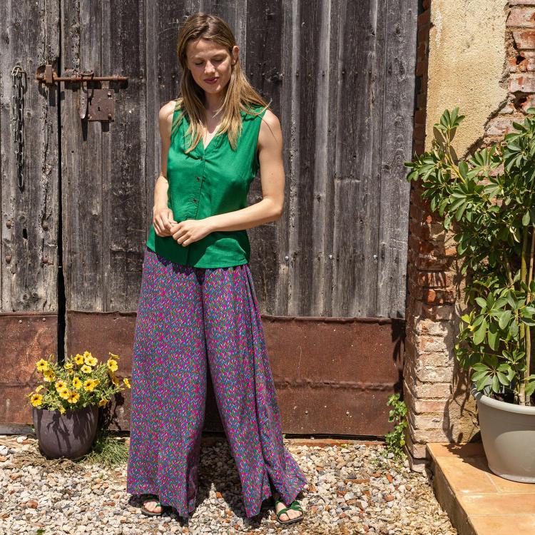 PANTALON MANDU mital morado