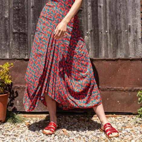 VESTIDO FUNKY largo berry