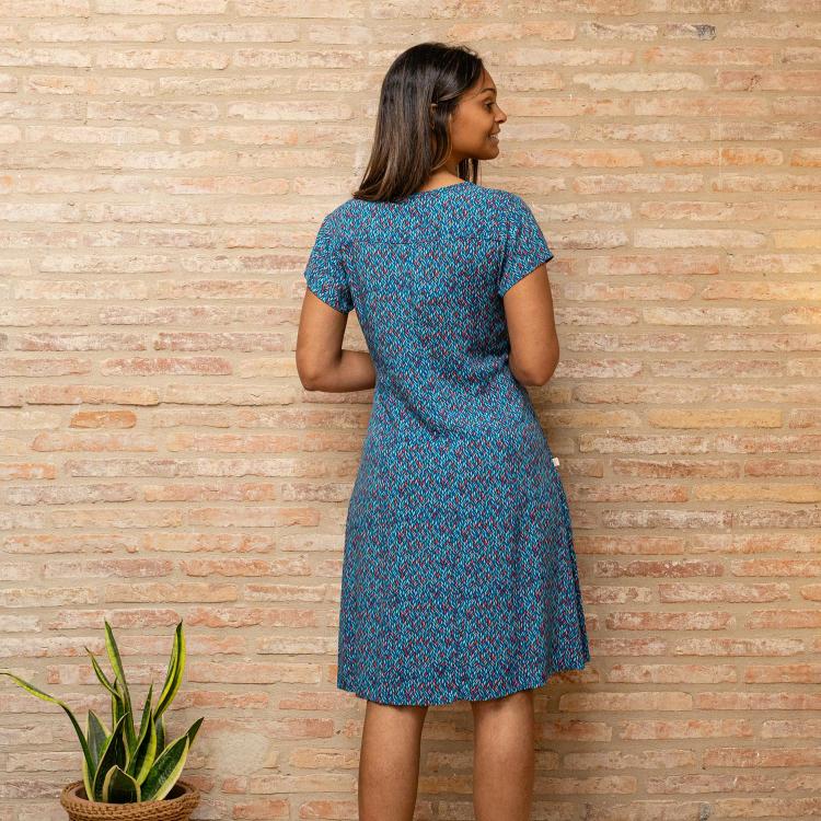 VESTIDO TULSI mital blue