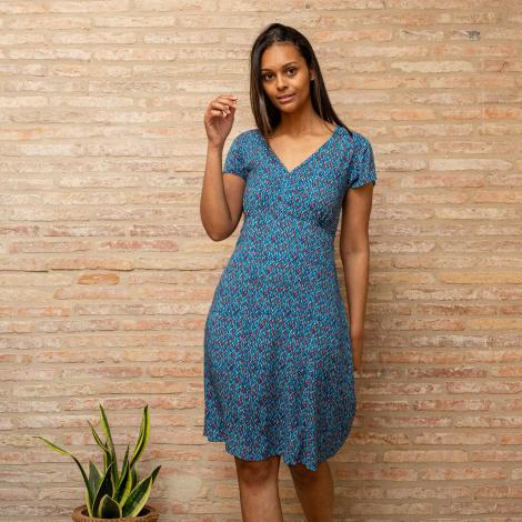 VESTIDO TULSI mital blue