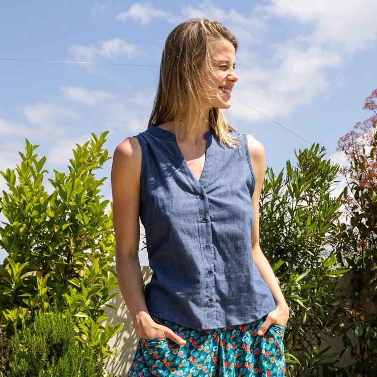 top MAO denim