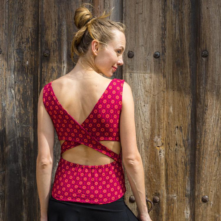 TOP RON dute fucsia