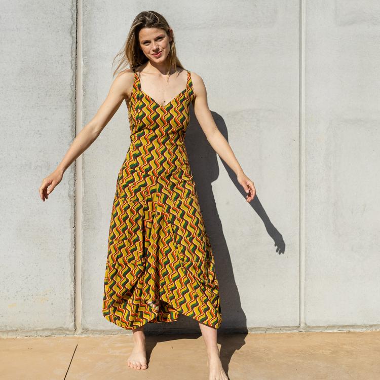 VESTIDO FUNKY largo ZIG