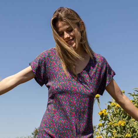 VESTIDO LUNA mital purple