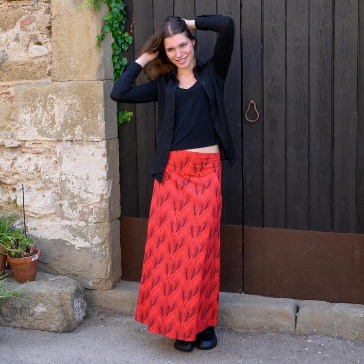 falda SURIN BLAT rojo