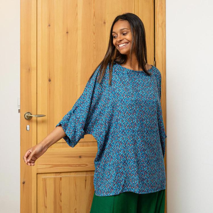 TOP KRISNA mital blue