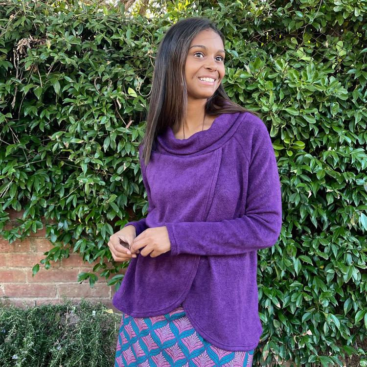 TOP CROSS LISO bucle