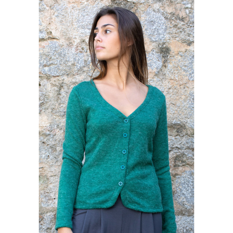 CHAQUETA REBECA lisa bucle