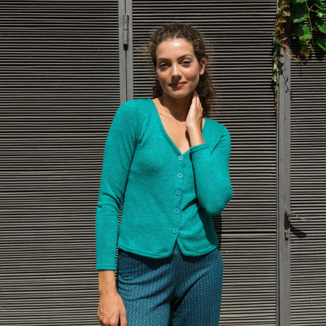 CHAQUETA REBECA lisa bucle