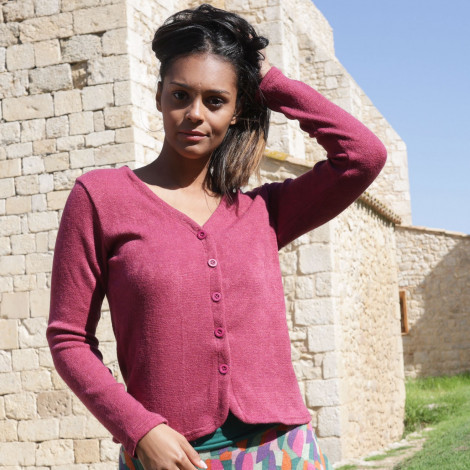 CHAQUETA REBECA lisa bucle