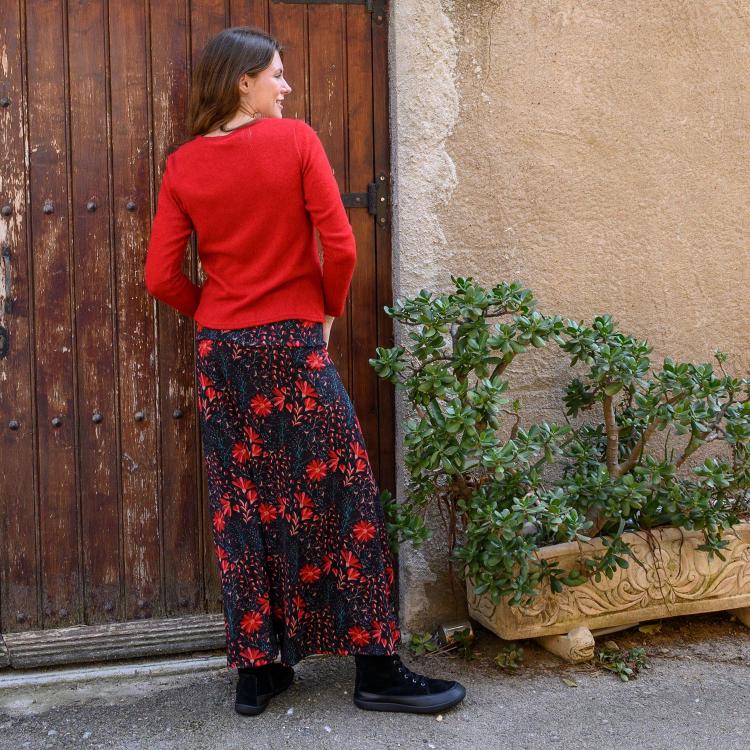 falda SAMY LARGA fosc