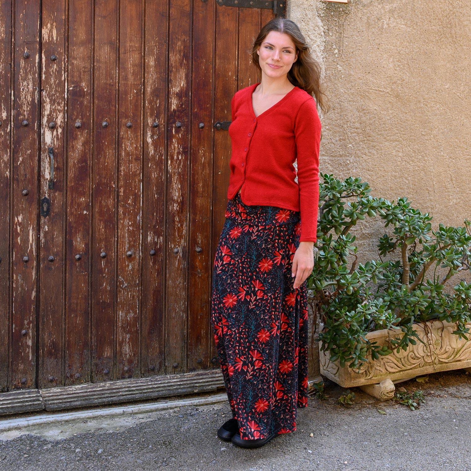 falda SAMY LARGA fosc