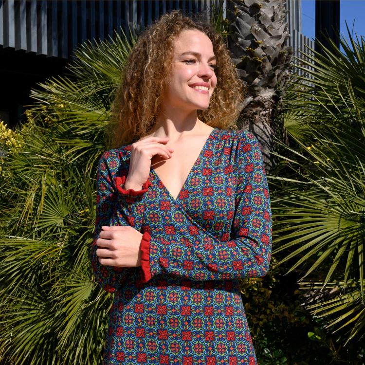 vestido ROMEA mosaic