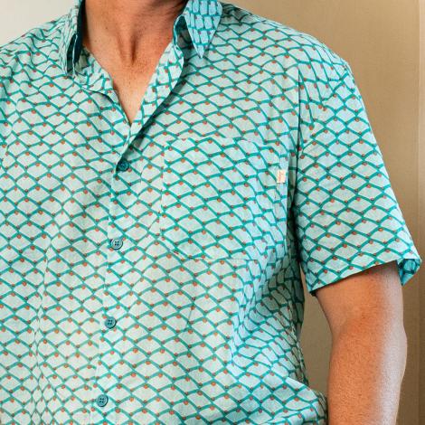 camisa GUIM m/c algodón WIFI