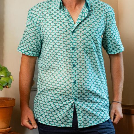 camisa GUIM m/c algodón WIFI