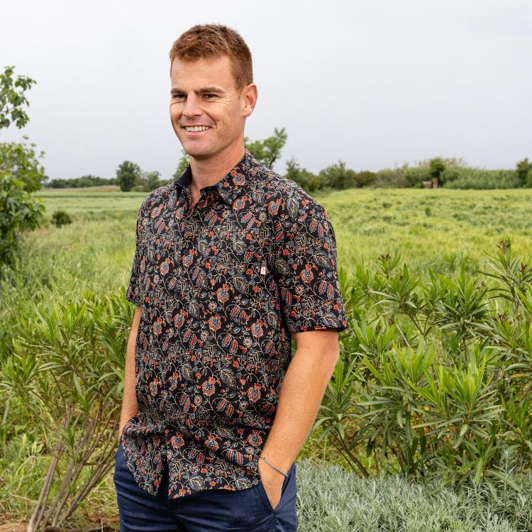 camisa GUIM m/c algodón 1...