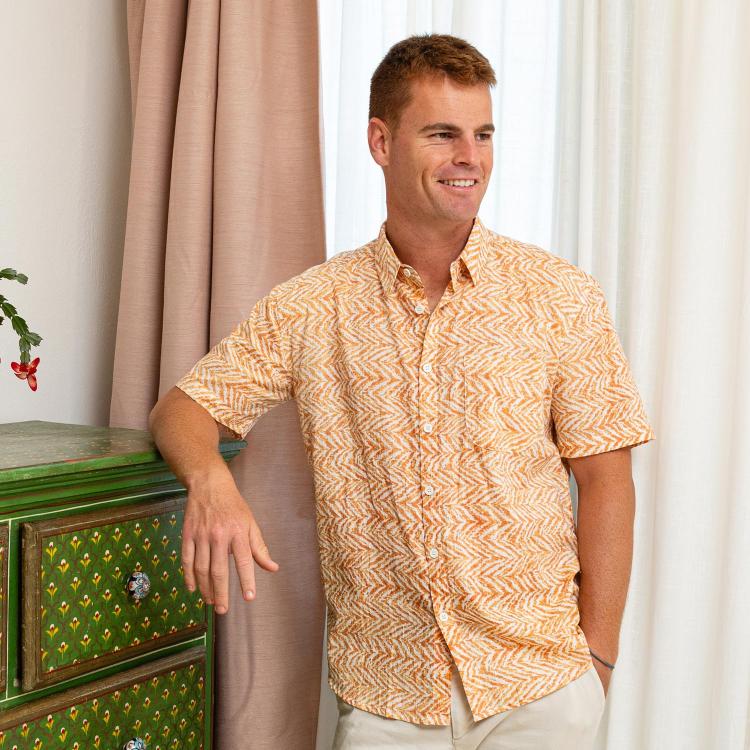 camisa GUIM m/c algodón ZAG...