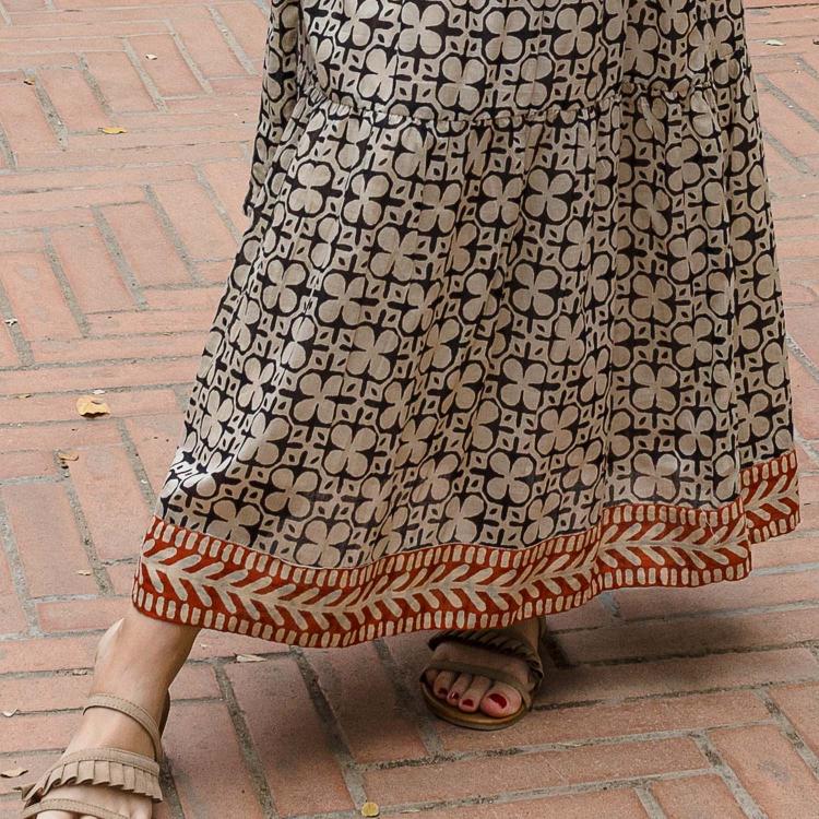 Vestido ANIE African negro