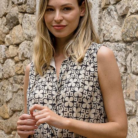 Vestido ANIE African negro