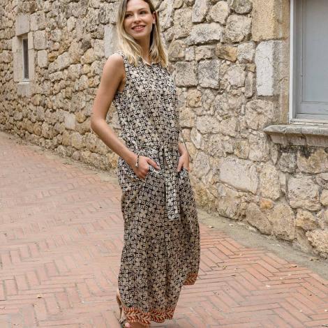 Vestido ANIE African negro