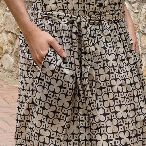 Vestido ANIE African negro