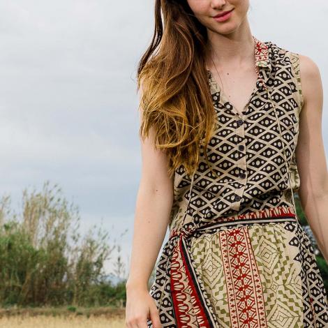 Vestido ANIE African mix