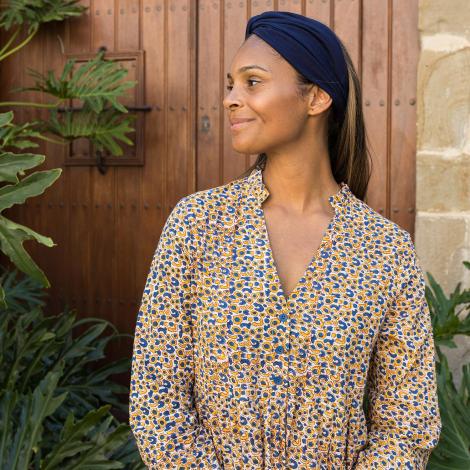 Vestido GURU algodón block print (varios estampados)