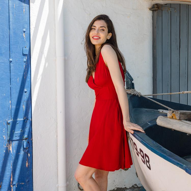 Vestido BLAI liso -colores varios-