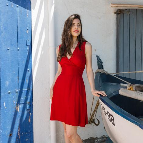 Vestido BLAI liso -colores varios-