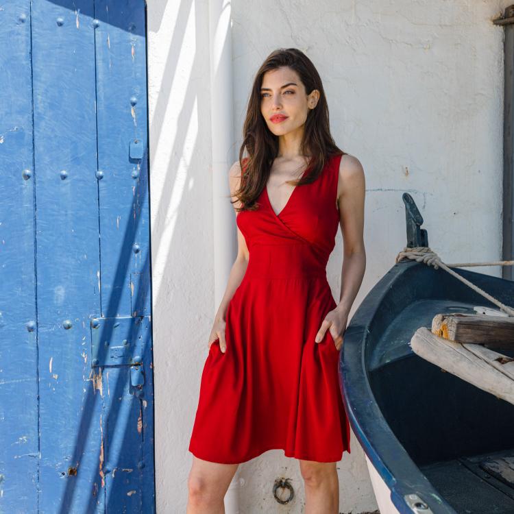 Vestido BLAI liso -colores varios-