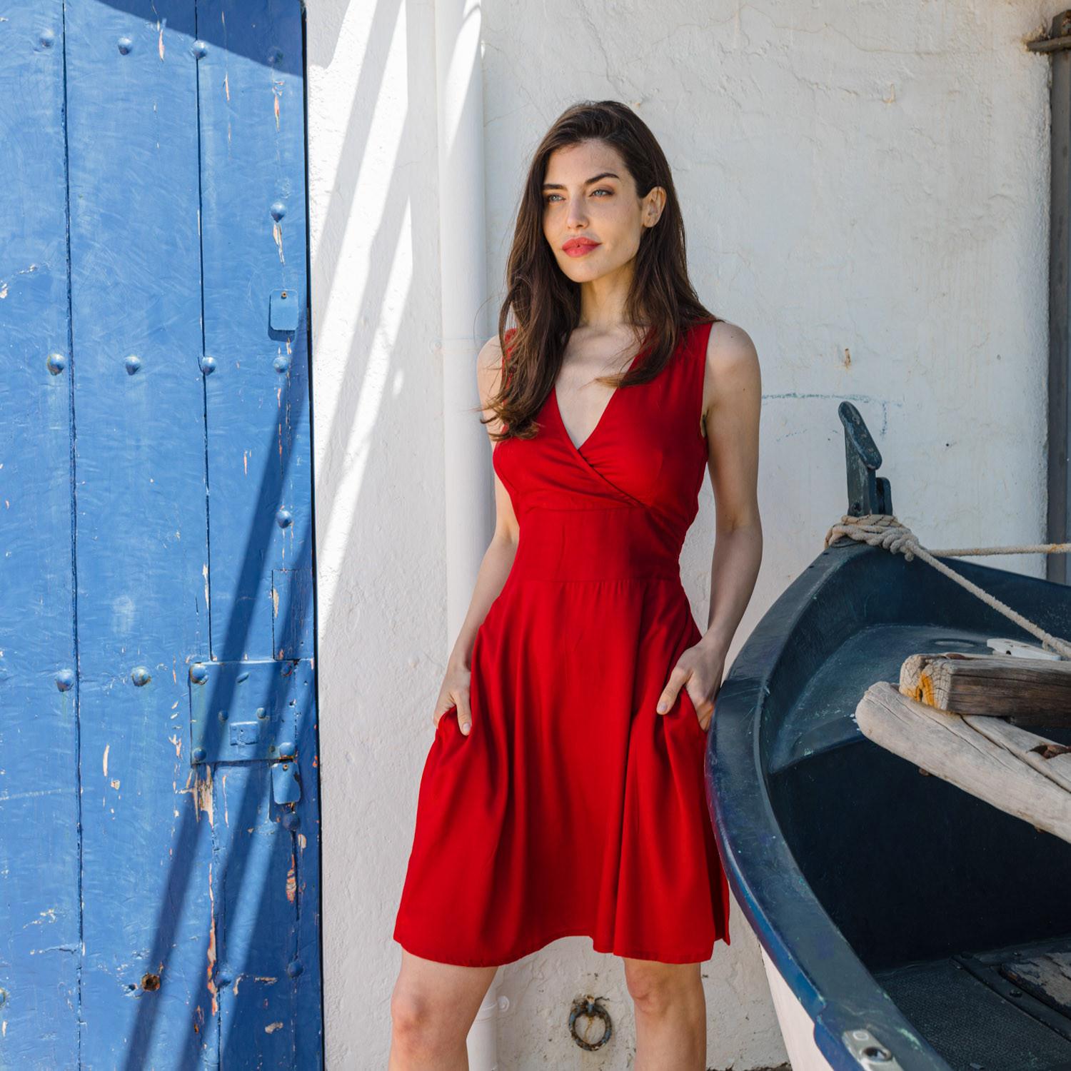 Vestido BLAI liso -colores varios-