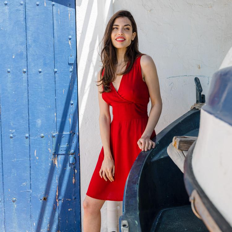 Vestido BLAI liso -colores varios-
