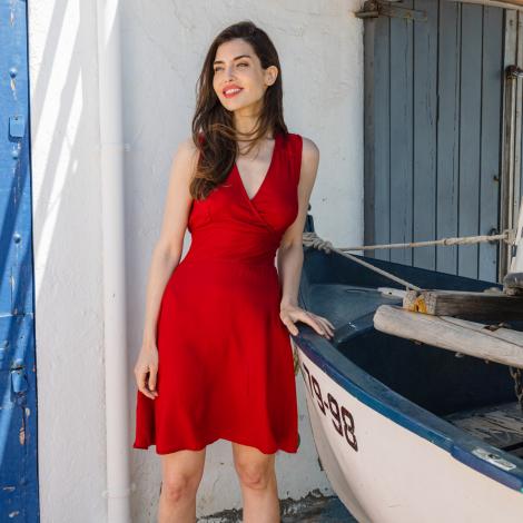 Vestido BLAI liso -colores varios-