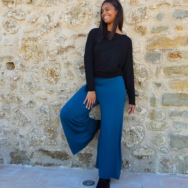 PANTALON YETI liso VISCOSA...