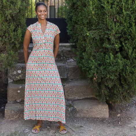 vestido KALINKA largo cucu