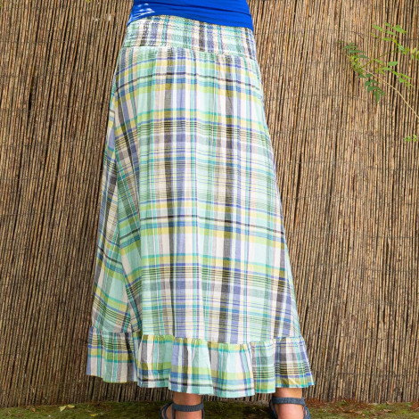 Falda SASI algodón MADRAS (varios colores)