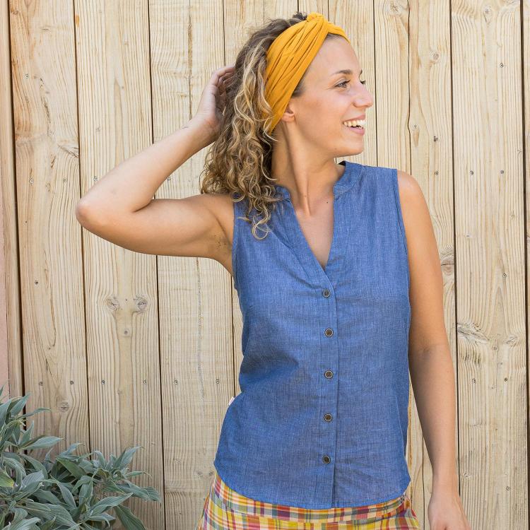 top MAO denim